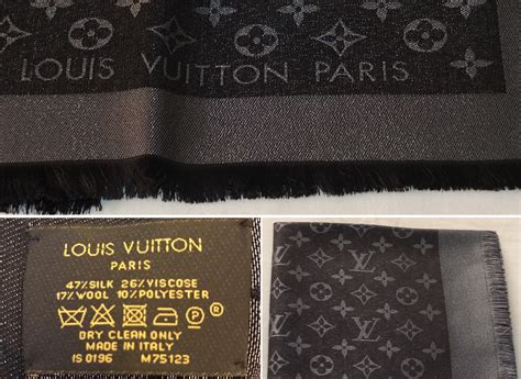 real vs fake grey louis vuitton monogram scarf|louis vuitton silk scarf.